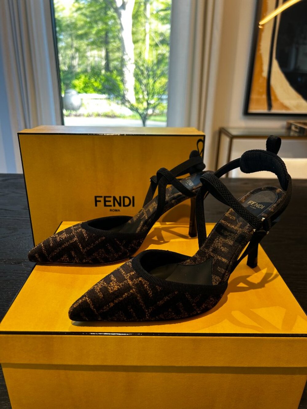 Fendi Sling Back Heels - Picture 6 of 7